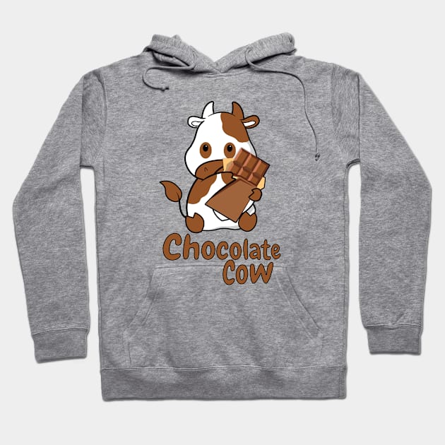 Chocolate cow, Chocolate milk Hoodie by Hetsters Designs